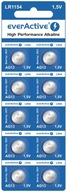 EverActive Batérie LR1154 AG13 LR44 100 ks kvalita EverActive Batérie LR1154 AG13 LR44 100 ks kvalita
