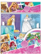 Sada kartónových nálepiek Disney Princesses
