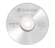 VERBATIM DVD-R 4,7GB 16x 10 kusov obálky