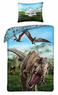 JURSKÝ SVET DINOSAUR T-REX MODRÁ POSTEĽNOSŤ 140x200 JURSKÝ SVET DINOSAUR T-REX MODRÁ POSTEĽNOSŤ 140x200
