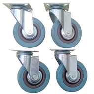 Súprava kolies 100 mm 4 ks kolies koleso paletové koliesko Súprava kolies 100 mm 4 ks kolies koleso paletové koliesko