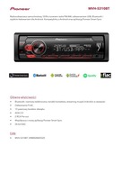 PIONEER MVH-S310BT RÁDIO BLUETOOTH MP3 FLAC iPod