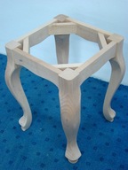 STOL 75x75x43 rám, LUDWIK drevené NOHY STOL 75x75x43 rám, LUDWIK drevené NOHY
