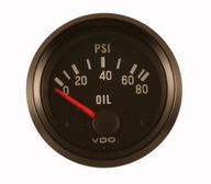 Počítadlo hodín VDO tlakomer oleja 0-80psi