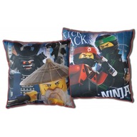 OBOJSTRANNÝ VANKÚŠ LEGO NINJAGO NINJA MOVES 40x40 č.600 OBOJSTRANNÝ VANKÚŠ LEGO NINJAGO NINJA MOVES 40x40 č.600