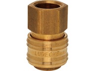 MOSADZNÁ RÝCHLOSPOJKA 1/2 GW, zásuvka DN 7,2 MOSADZNÁ RÝCHLOSPOJKA 1/2 GW, zásuvka DN 7,2