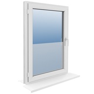 Fólia Statická okenná dyha 45x100 cm Mliečna
