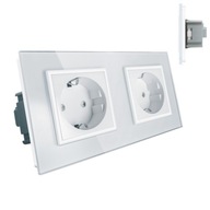 LIVOLO DVOJITÁ ZÁSUVKA 2 X 230V 16A B LIVOLO DVOJITÁ ZÁSUVKA 2 X 230V 16A B