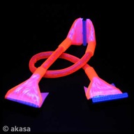 ATA kábel 60cm červený s UV svetlom