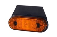 Oranžová LED obrysová lampa závesná LD624