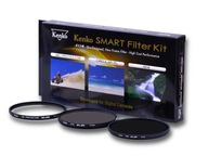 Sada filtrov Kenko SMART 72mm: CPL ND8 Protector