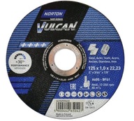 Kotúč rezný NORTON VULCAN 125x1 INOX STEEL 25 ks Kotúč rezný NORTON VULCAN 125x1 INOX STEEL 25 ks