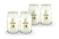 KOKOSOVÝ OLEJ 4x 900ml NERAFINOVANÝ EXTRA PANENSKÝ KOKOSOVÝ OLEJ 4x 900ml NERAFINOVANÝ EXTRA PANENSKÝ