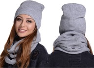 PL Set HAT HAT Tunelová rúrka GREY MELANGE K6 PL Set HAT HAT Tunelová rúrka GREY MELANGE K6