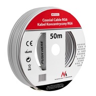 KÁBEL SATELITNÁ ANTÉNA KÁBEL DVB-T RG6U 50M KÁBEL SATELITNÁ ANTÉNA KÁBEL DVB-T RG6U 50M