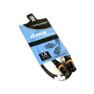 Kábel DMX kábel AC-DMX3 110 ohm 1,5 metra Kábel DMX kábel AC-DMX3 110 ohm 1,5 metra