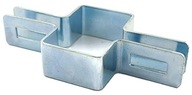 príchytka 4x6 na panely stĺpik 40x60 bl-2mm -100 ks príchytka 4x6 na panely stĺpik 40x60 bl-2mm -100 ks