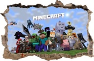 MINECRAFT 99 NÁLEPKY NA STENU 70x46 cm MINECRAFT 99 NÁLEPKY NA STENU 70x46 cm