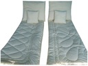 2 x PEČINA 160x200 DUOPONT THERMO + 2 vankúše + 2 vankúše