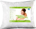 VANKÚŠ so zipsom MEDICAL 40X40 JASIEK 40 BIELY PREŠÍVANÝ AMW pranie 95°C