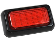 LAMPA 18 LED červená Stop Poloha 10x6 cm 12v 24v