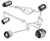 BMW E36 E46 SADA POUZDRA OVLÁDACIEHO RAMENA ZADNÉ 5 ks MAXGEAR BMW E36 E46 SADA POUZDRA OVLÁDACIEHO RAMENA ZADNÉ 5 ks MAXGEAR