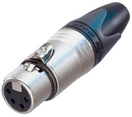 NEUTRIK NC4FXX XLR 4kolíkový samica mikrofónový konektor NEUTRIK NC4FXX XLR 4kolíkový samica mikrofónový konektor