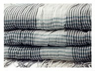 COTTON Pánska šatka Bavlna Check GREY BW19 COTTON Pánska šatka Bavlna Check GREY BW19