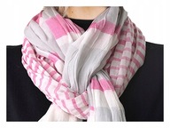 COTTON Scarf WIDE FUCHSIA šál bw10 COTTON Scarf WIDE FUCHSIA šál bw10
