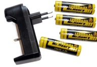 Nabíjačka +4Batéria 18650 12000 mAh 3,7V LI-ION Nabíjačka +4Batéria 18650 12000 mAh 3,7V LI-ION