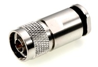 N zástrčka naskrutkovaná na RG-213 RF-10 H-1000 PTFE/GOLD N zástrčka naskrutkovaná na RG-213 RF-10 H-1000 PTFE/GOLD