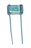 SĽUDOVÝ KONDENZÁTOR 270pF 250V Strieborná sľuda 4ks SĽUDOVÝ KONDENZÁTOR 270pF 250V Strieborná sľuda 4ks