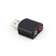 Adaptér USB 2.0 jack mikrofónové reproduktory Windows Mac