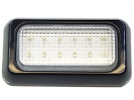 12 LED S.Flux lampa 10x6 cm STUDENÁ BIELA ​​12v 24v