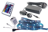 KIT SMD RGB 5050 LED pásik, diaľkové ovládanie, 5m KIT SMD RGB 5050 LED pásik, diaľkové ovládanie, 5m