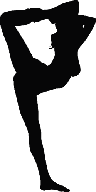 Samolepka na stenu Tanečnica Gymnastka 70x140cm Samolepka na stenu Tanečnica Gymnastka 70x140cm