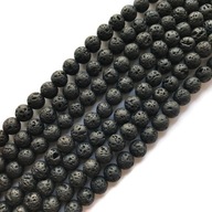 239 - Lávová guľa 10 mm čierna šnúra 239 - Lávová guľa 10 mm čierna šnúra