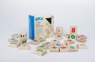 DREVENÉ BLOKY, VZDELÁVACIE ČÍSLA, 27 ks, 54 číslic DREVENÉ BLOKY, VZDELÁVACIE ČÍSLA, 27 ks, 54 číslic