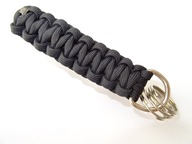 Kľúčenka Survival HYDRA Paracord 1,4m ČIERNA