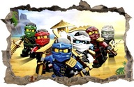 NÁLEPKY NA STENU Diera LEGO NINJAGO 81 100x65cm NÁLEPKY NA STENU Diera LEGO NINJAGO 81 100x65cm