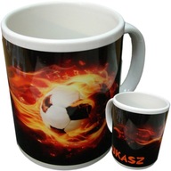 Hrnček s potlačou BURNING BALL + meno alebo prezývka Hrnček s potlačou BURNING BALL + meno alebo prezývka
