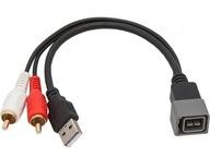 Automobilový konektor Nissan.02 - USB + RCA AUX 14288