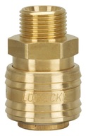 MOSADZNÁ RÝCHLOSPOJKA 3/8 M S hrdlom DN 7,2 MOSADZNÁ RÝCHLOSPOJKA 3/8 M S hrdlom DN 7,2