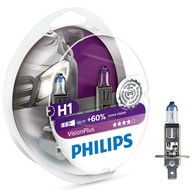 Žiarovky Philips H1 VisionPlus +60 % viac svetla