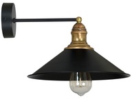 Nástenná lampa v retro štýle LOFT zlatá Edison