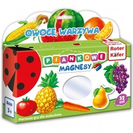 VEĽKÉ BEZPEČNÉ PENOVÉ MAGNETY, OVOCIE A ZELENINA VEĽKÉ BEZPEČNÉ PENOVÉ MAGNETY, OVOCIE A ZELENINA