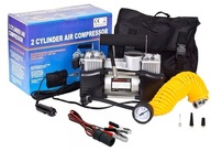 KOVOVÝ AUTOKOMPRESOR 12V DVOJPIESTOVÝ!! KOVOVÝ AUTOKOMPRESOR 12V DVOJPIESTOVÝ!!