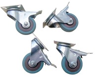 Súprava kolies 50mm 4ks kolieska na nábytok 150KG Súprava kolies 50mm 4ks kolieska na nábytok 150KG