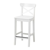 IKEA INGOLF barová stolička stolička 63 cm BIELA