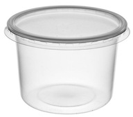 Nádoby na polievkové poháre s vrchnákom, 0,5l, sada, PP, OPÄTOVNE POUŽITEĽNÉ Nádoby na polievkové poháre s vrchnákom, 0,5l, sada, PP, OPÄTOVNE POUŽITEĽNÉ